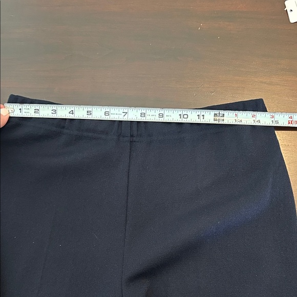 Made in Italy Navy Pull On Pants Viscose Blend Slim Size M - Picture 3 of 10